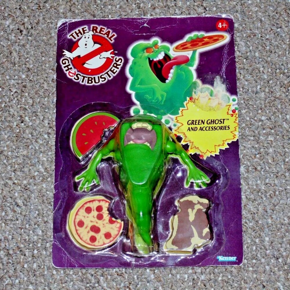 1986 Kenner Ghostbusters Slimer Green Ghost New MOC UK Version